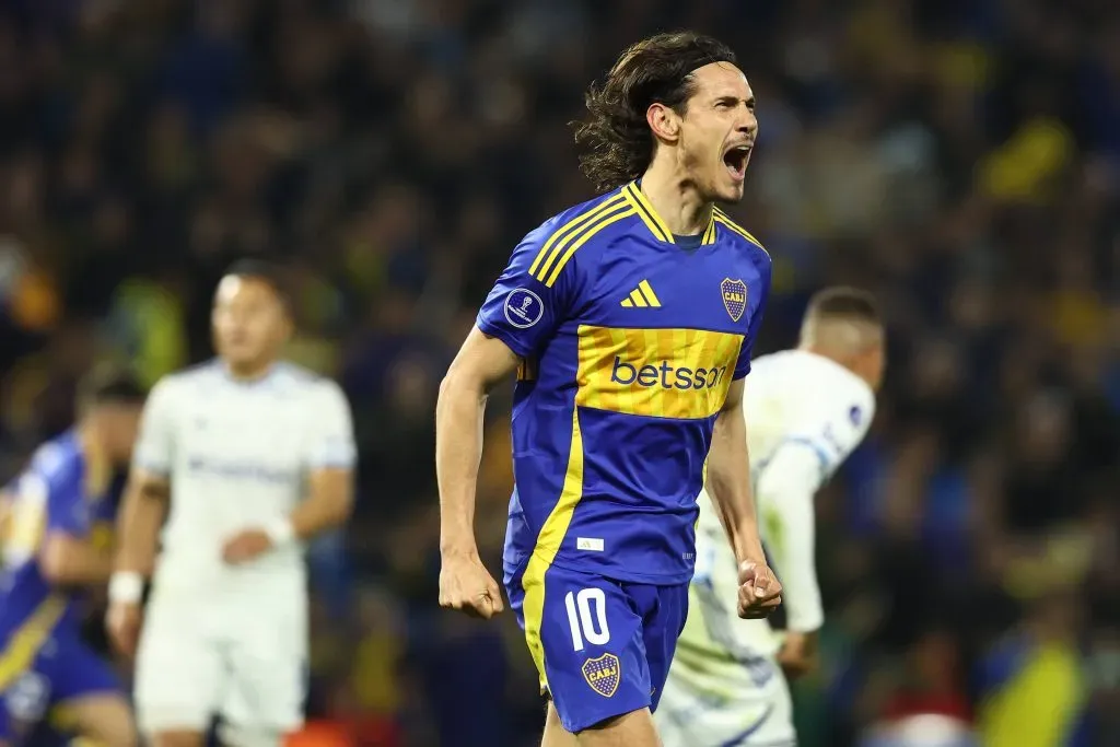 Edinson Cavani, en Boca. (Imago)