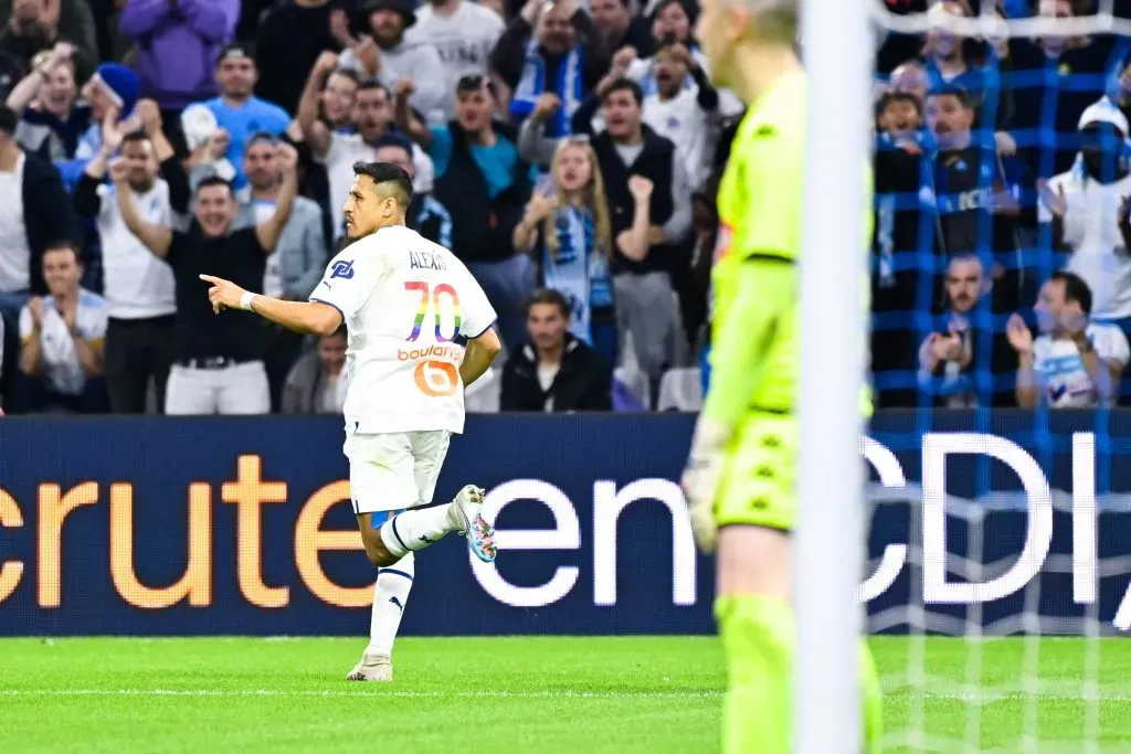Alexis Sánchez anotó y asistió en la victoria contra el Angers. Foto: IMAGO.