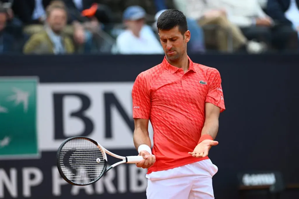 Djokovic se mostró molesto tras el pelotazo de Norrie