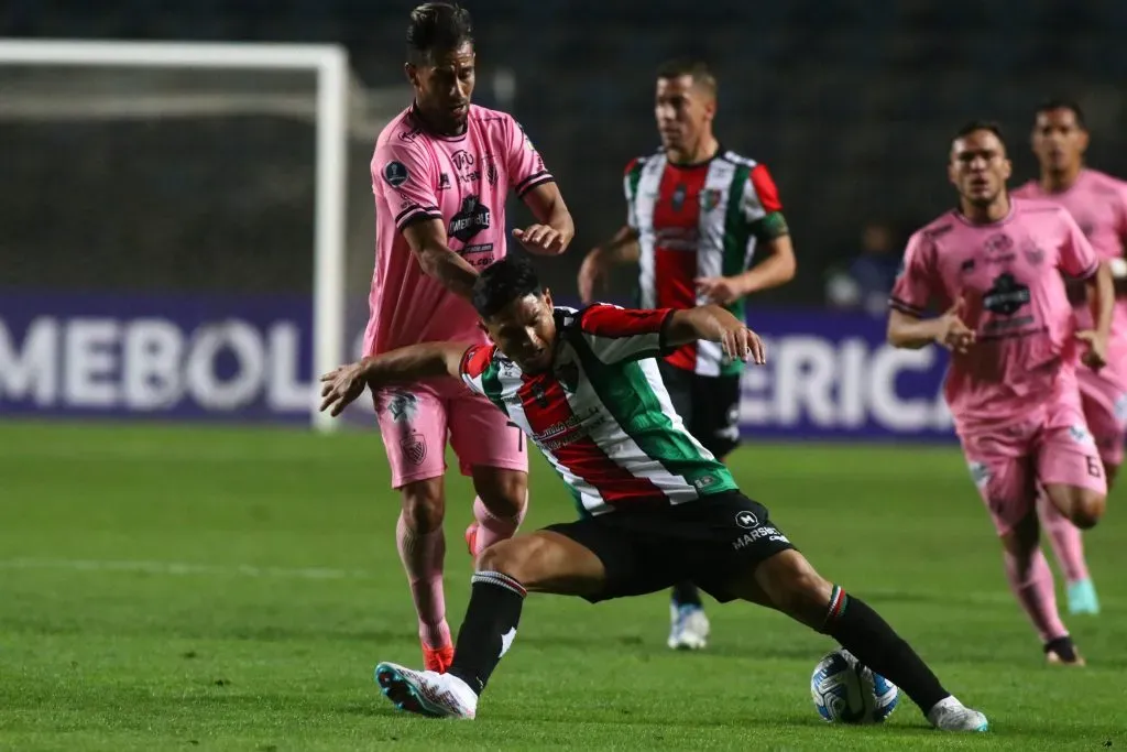 Palestino viaja a Venezuela para enfrentar a Estudiantes de Mérida. Foto: Jorge Loyola/Photosport