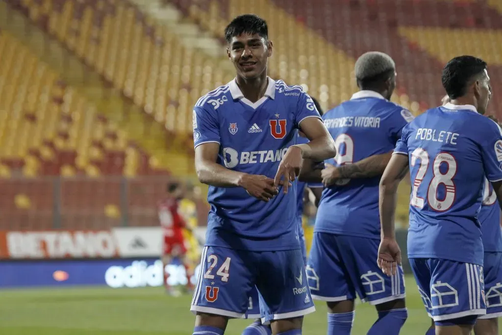 Darío Osorio está de vacaciones, al igual que sus compañeros de Universidad de Chile. Foto: Jonnathan Oyarzun/Photosport