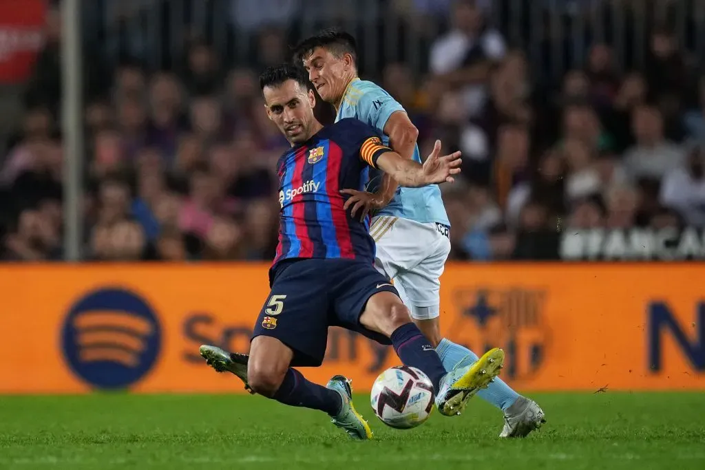 Sergio Busquets no sigue en el Barça pero ya tuvo su despedida y no es parte de la citación en Celta. Foto: Getty