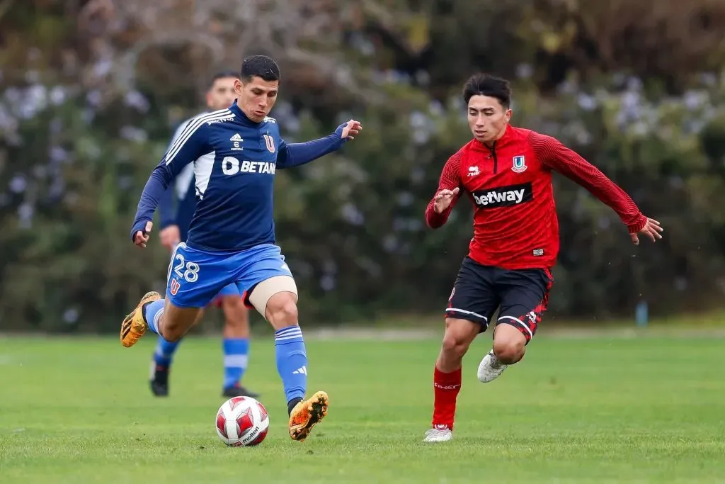 La U jugó ante Unió La Calera el sábado en el Centro Deportivo Azul. Foto: U. de Chile.