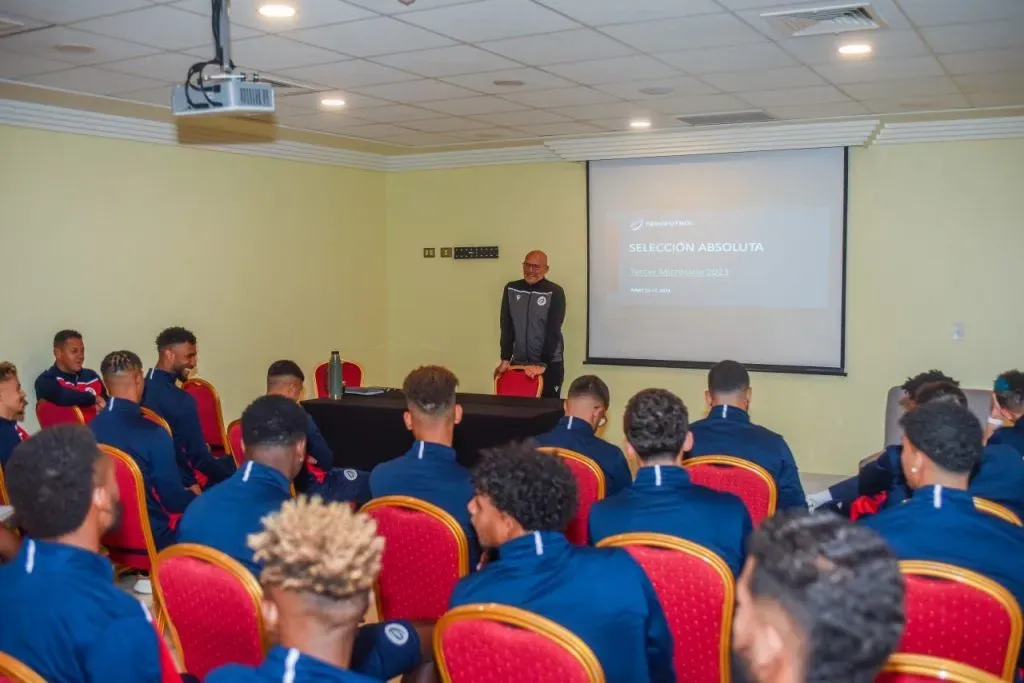 República Dominicana comenzó este martes sus trabajos en Viña del Mar para el amistoso con la selección chilena. Foto: Comunicaciones R. Dominicana.