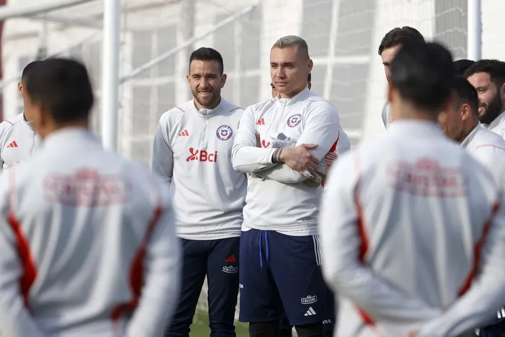 Los jugadores de la U también fueron parte de los microciclos. Foto: ANFP.