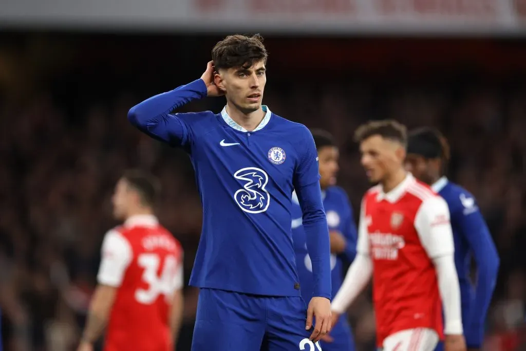 Kai Havertz no será más jugador del Chelsea y tiene todo listo para llegar al Arsenal. Foto: Getty Images.