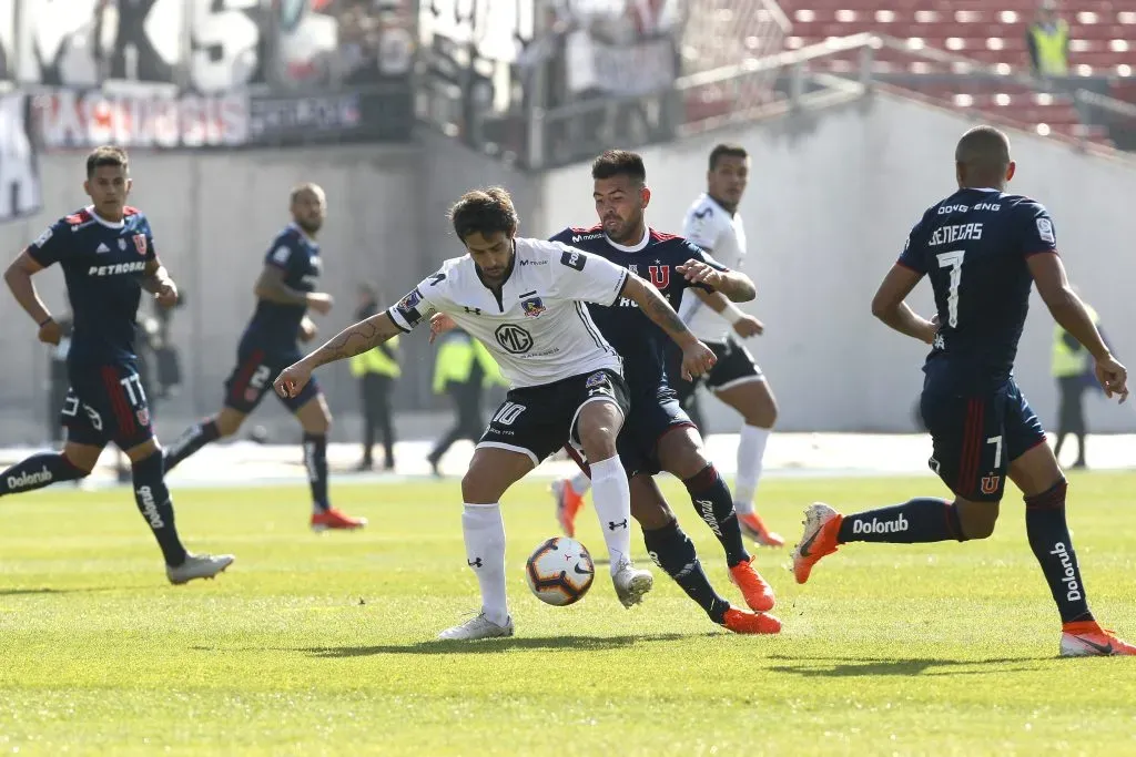 Jorge Valdivia enfrenta a la U. | Foto: Photosport