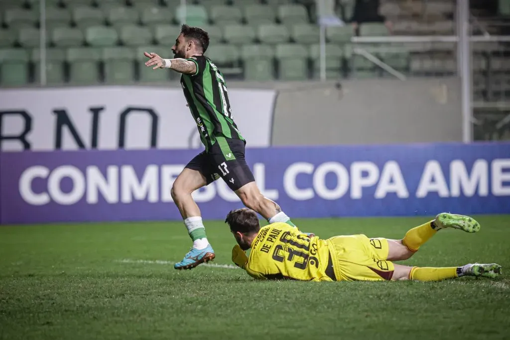 Colo Colo fue humillado en Brasil y quedó fuera de la Copa Sudamericana. Foto: Comunicaciones Sudamericana.