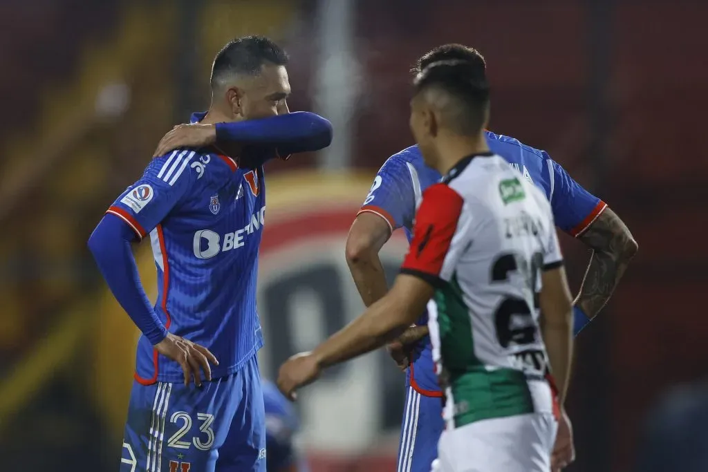 Universidad de Chile se quedó estancada en el cuarto lugar con 29 puntos tras caer ante Palestino. | Foto: Photosport.