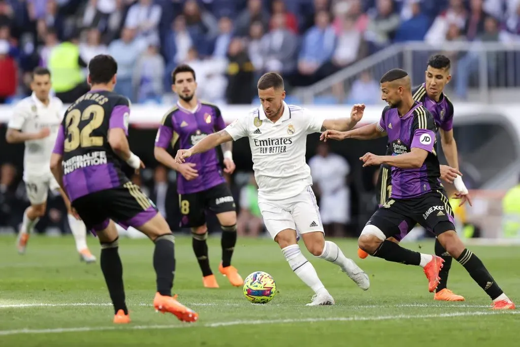 Eden Hazard fracasó estrepitosamente en su paso por el Real Madrid en España. Pese a esto, el Inter Miami de Lionel Messi lo tenía en carpeta. | Foto: Getty Images.