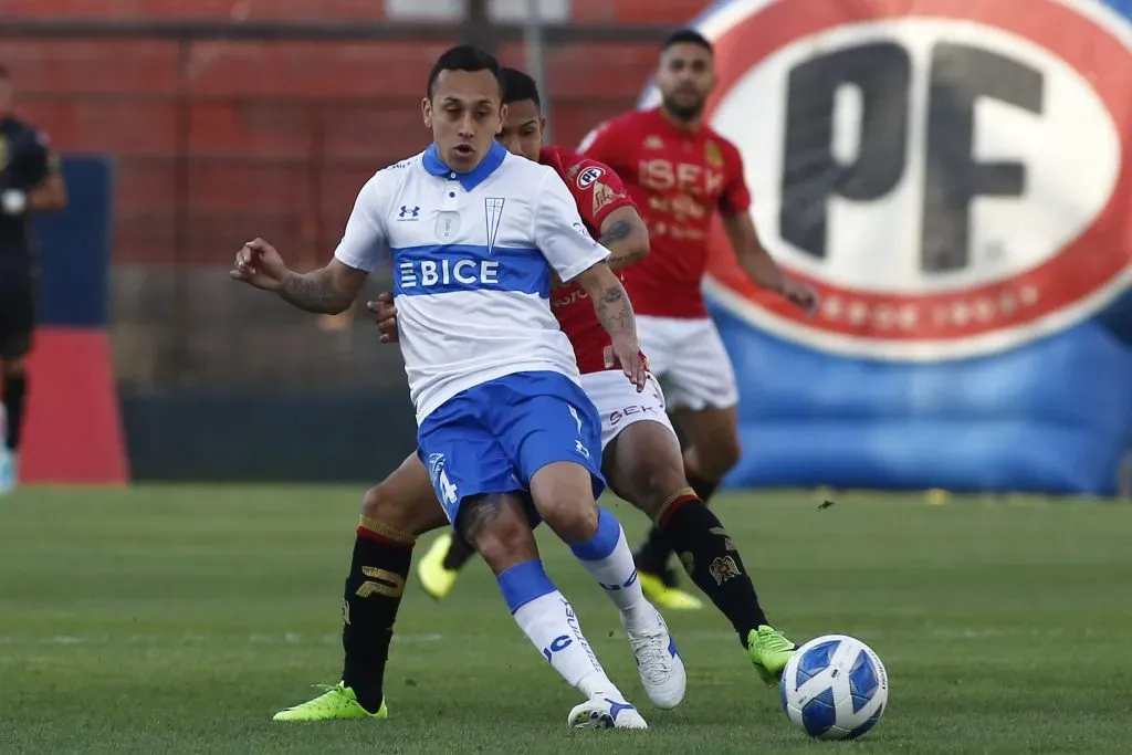 Fabián Orellana en la UC. (Jonnathan Oyarzún/Photosport).