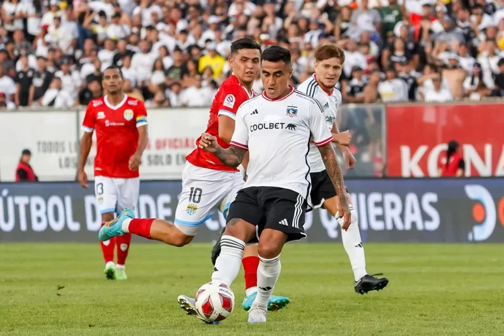 Lezcano apenas suma 366 minutos de juego con la camiseta de Colo Colo en este 2023. | Foto: Guillermo Salazar.