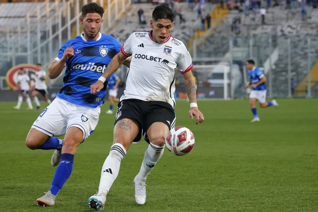 Palacios le marcó dos goles a Huachipato en el Monumental (Photosport)