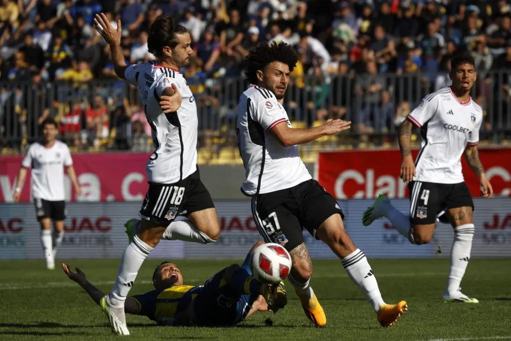 Falcón fue buena figura de Colo Colo ante Everton (Photosport)