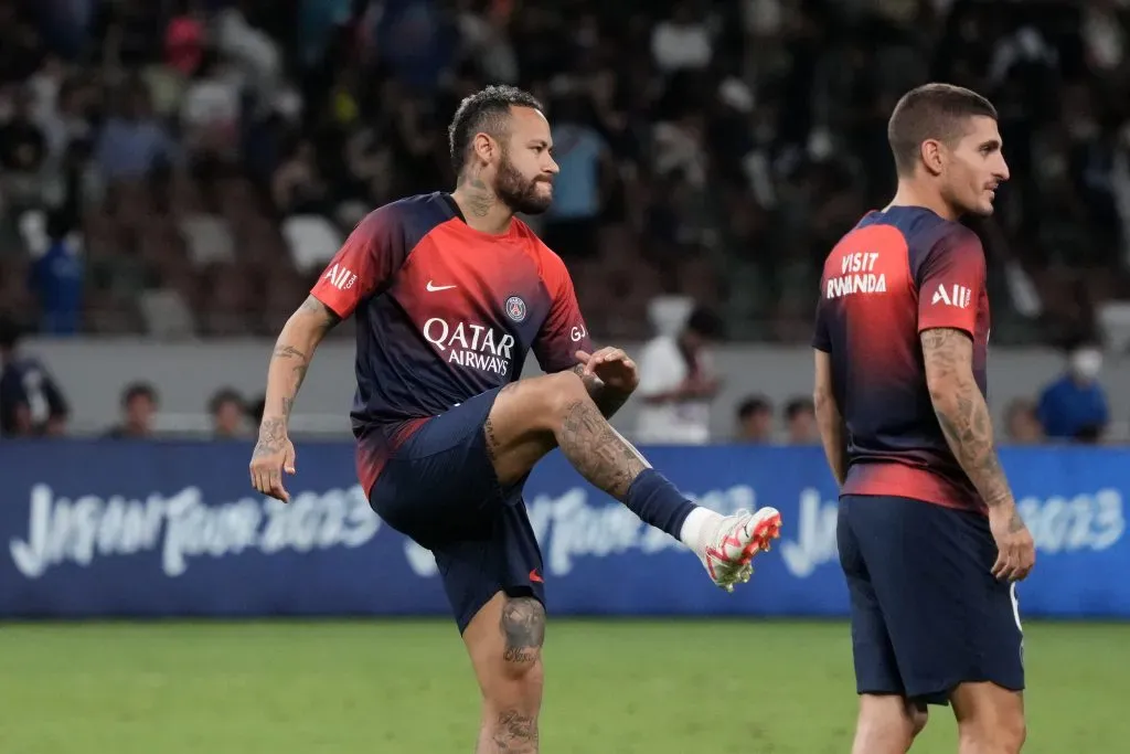 Neymar busca su salida del PSG en medio de un convulsionado ambiente interno. | Foto: Getty Images.