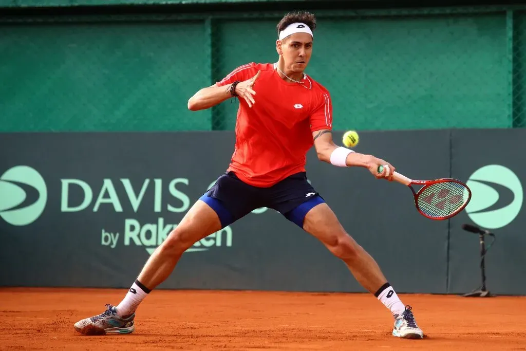 Alejandro Tabilo ya piensa en darlo todo en la Copa Davis. | Foto: Photosport