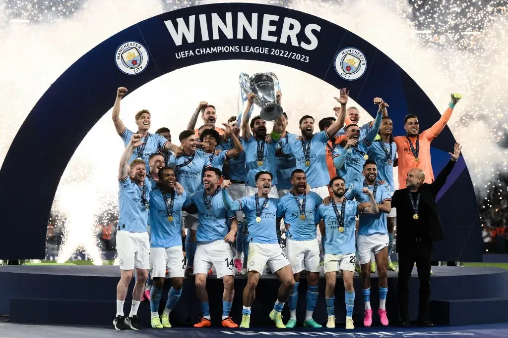 Manchester City inicia la defensa del título de la UEFA Champions League. Foto: Getty Images.