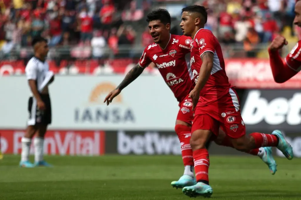 Nicolás Guerra le anotó con Ñublense a Colo Colo el pasado 6 de noviembre del 2022. Imagen: Photosport