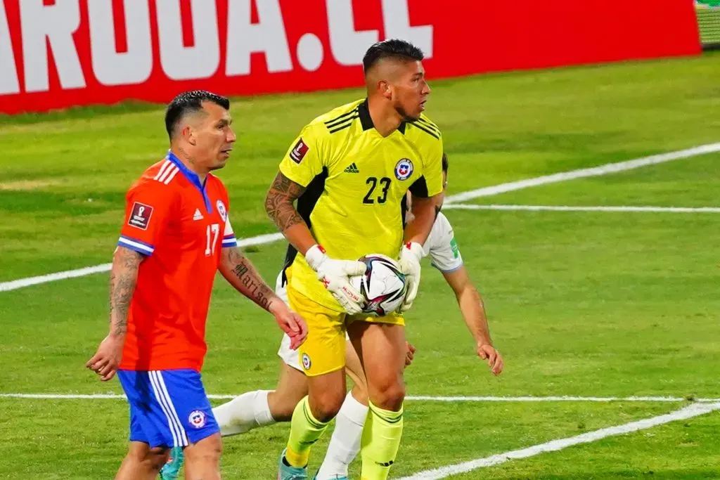 Brayan Cortés ha jugado nueve partidos en el arco de la selección chilena, recibiendo un total de nueve goles. | Foto: Guillermo Salazar.