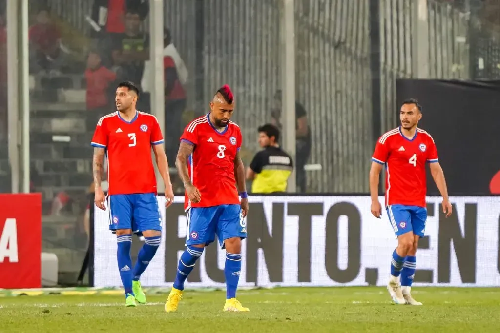 Guillermo Maripán, Arturo Vidal y Gabriel Suazo participaron en las negociaciones entre ANFP y la Selección Chilena. | Guille Salazar / RedGol