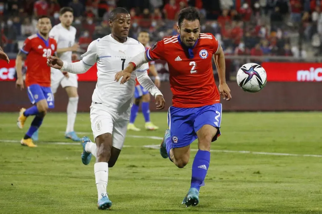 Uruguay va con todas sus figuras a enfrentar a Chile. Foto: Photosport.