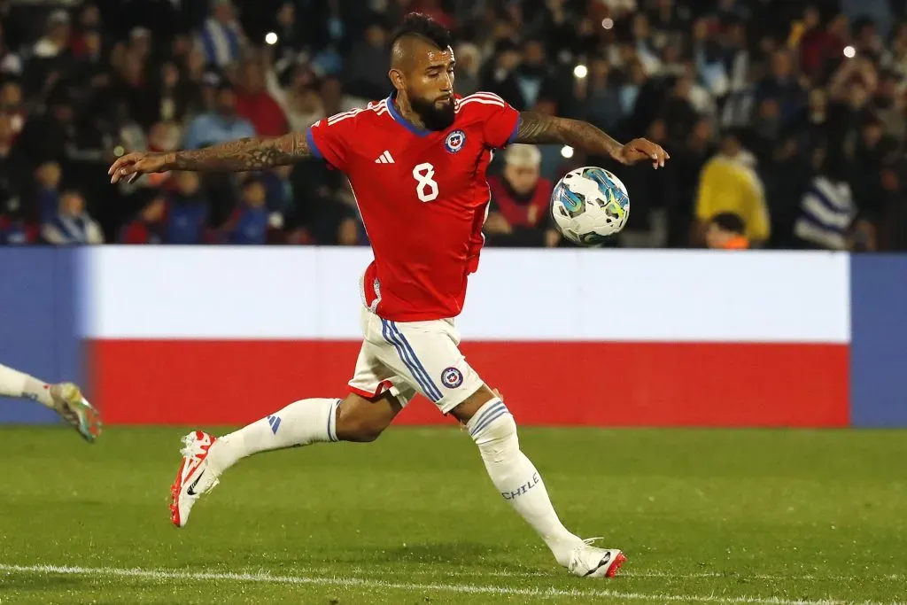 Arturo Vidal también será titular en Chile ante Colombia. Foto: Getty Images