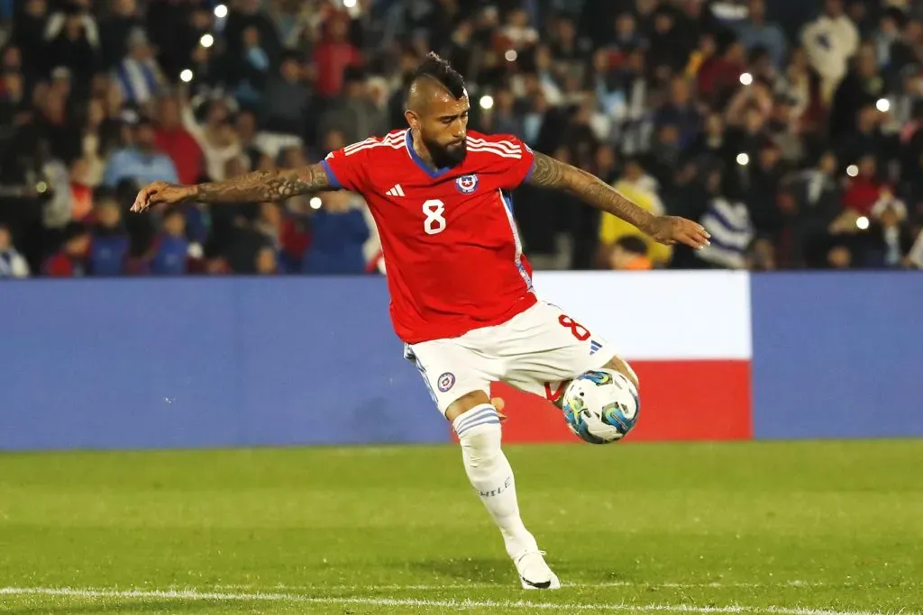 Vidal está asombrado con el nivel de Osorio en la Roja (Photosport)