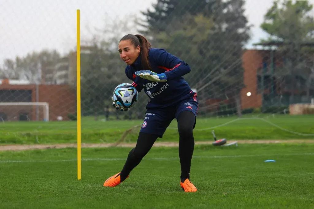 Christiane Endler volvió a la Selección Chilena Femenina luego de siete meses fuera. | Foto: Comunicaciones ANFP