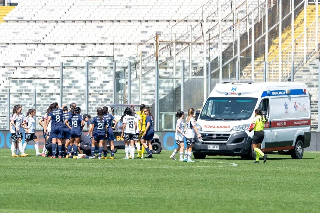 La atención médica a Catalina Figueroa fue inmediata. Foto: Guille Salazar / RedGol