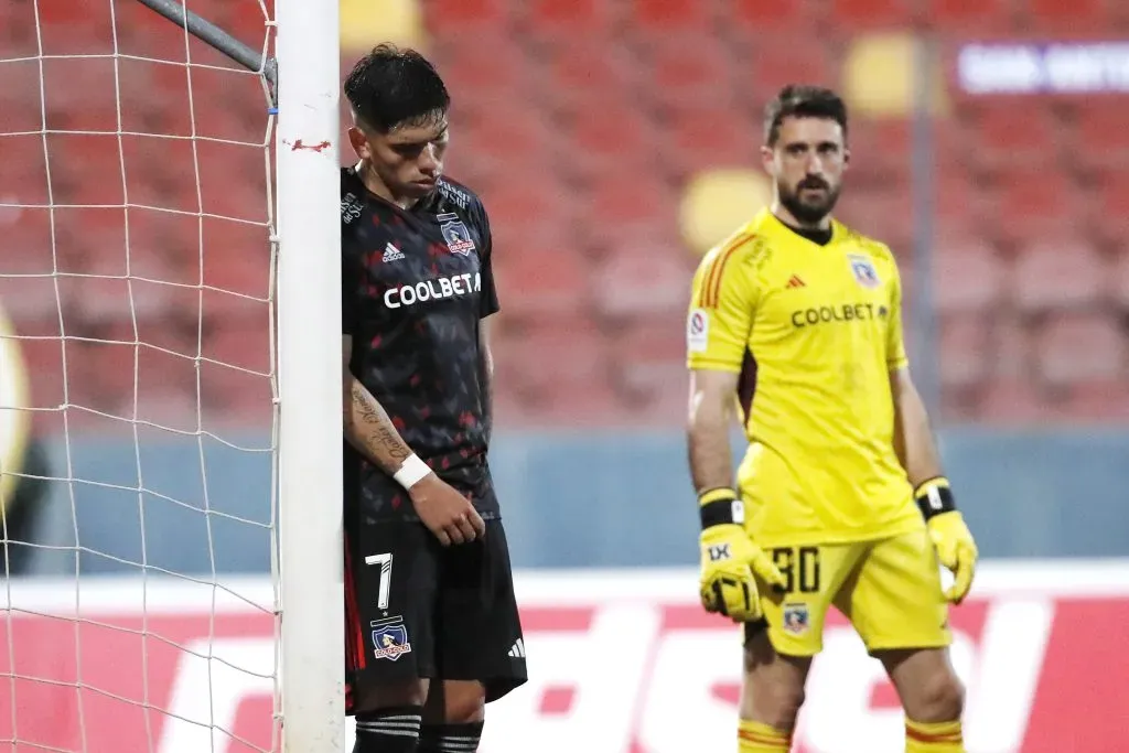 Carlos Palacios en el clásico ante la UC por la final regional de ida en la Copa Chile. (Jonnathan Oyarzun/Photosport).