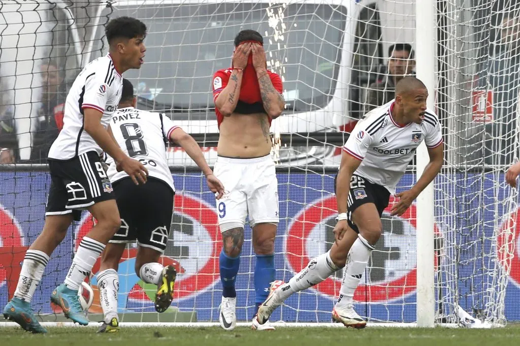 El lamento de Zampedri ante Colo Colo (Photosport)