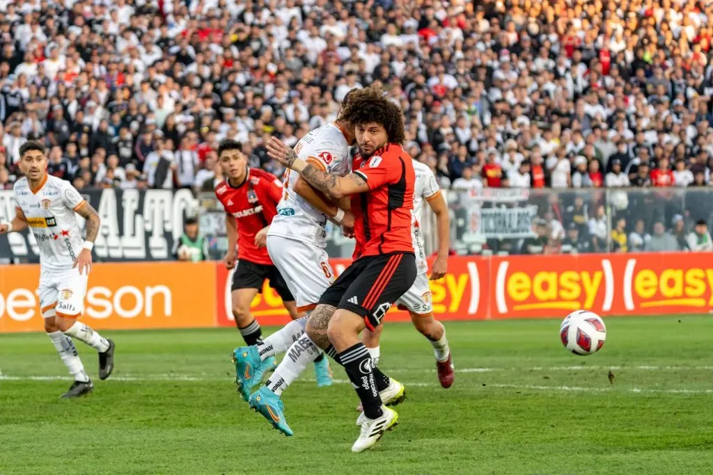 Maximiliano Falcón fue el gran protagonista de la victoria de Colo Colo sobre Cobreloa. | Foto: Guillermo Salazar.