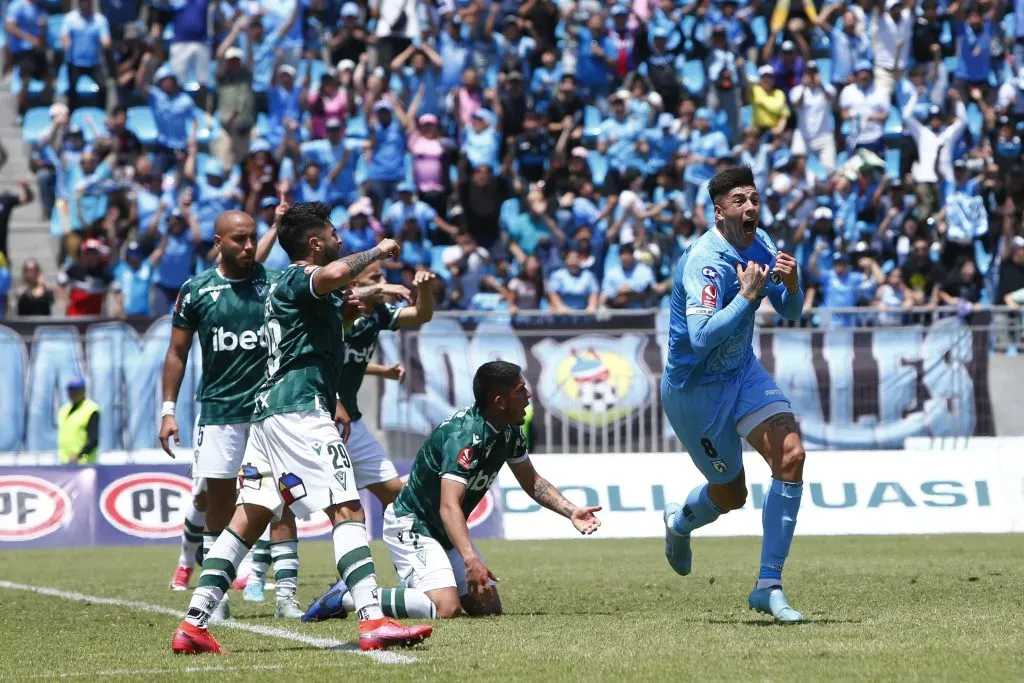 Santiago Wanderers no pudo en su visita a Iquique. Foto: Alex Diaz/Photosport**********