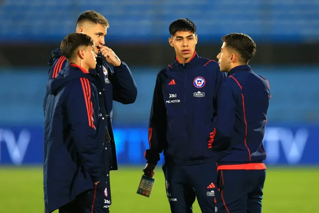 Vidal quiere ver más a Darío Osorio dentro de la cancha con la selección chilena. (Photosport)