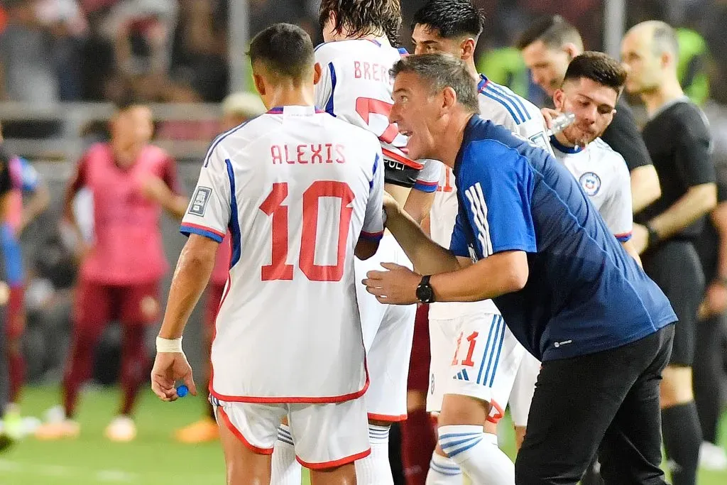 Eduardo Berizzo en el desastre de La Roja ante Venezuela.