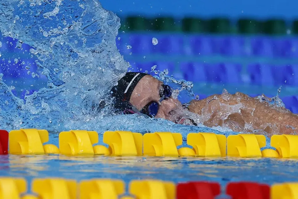 Kristel Köbrich dio la pelea y se quedó con la plata en una emocionante carrera. Foto: Photosport.