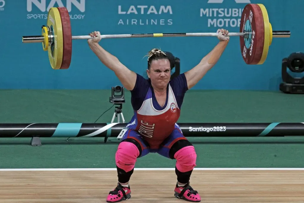 María Fernanda Valdés no pudo repetir sus grandes actuaciones.  (Foto de Luis Hidalgo/Santiago 2023 vía Photosport).