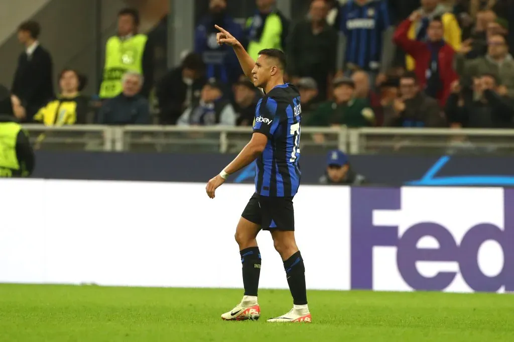 Alexis Sánchez fue figura en el Inter de Milan en la Champions (Getty)