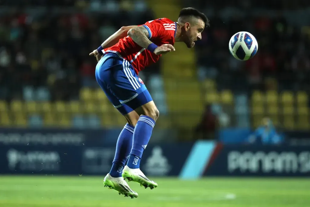 Matías Zaldivia fue titular en el triunfo de la Roja ante México. (Carlos Succo/Santiago 2023 vía Photosport).