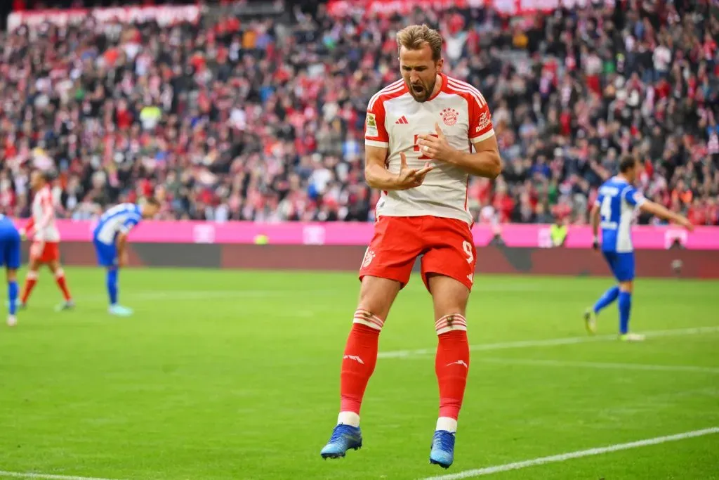 Golón y triplete de Harry Kane para Bayern Múnich contra Darmstadt.