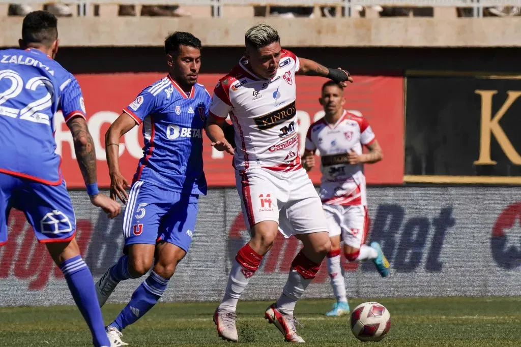 Ante Copiapó, en el mes de septiembre, fue el último partido de Ojeda en la U. Foto: Pizarro Ubilla/Photosport