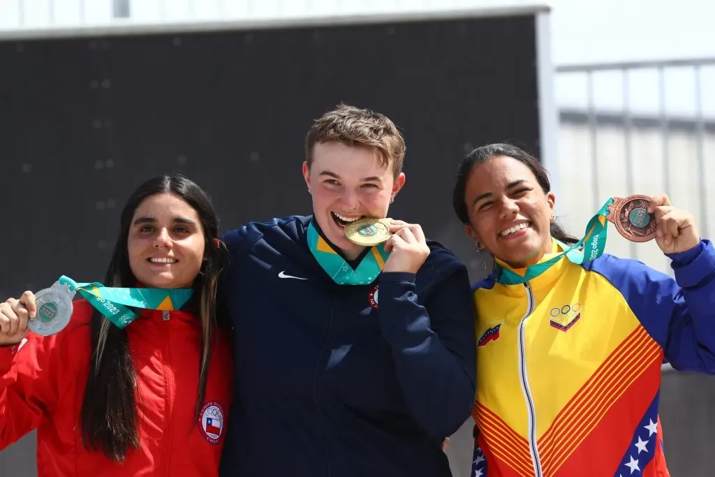 Macarena Pérez tuvo un gran desempeño en Santiago 2023. (Foto de Mauricio Ulloa/ Santiago 2023 vía Photosport).