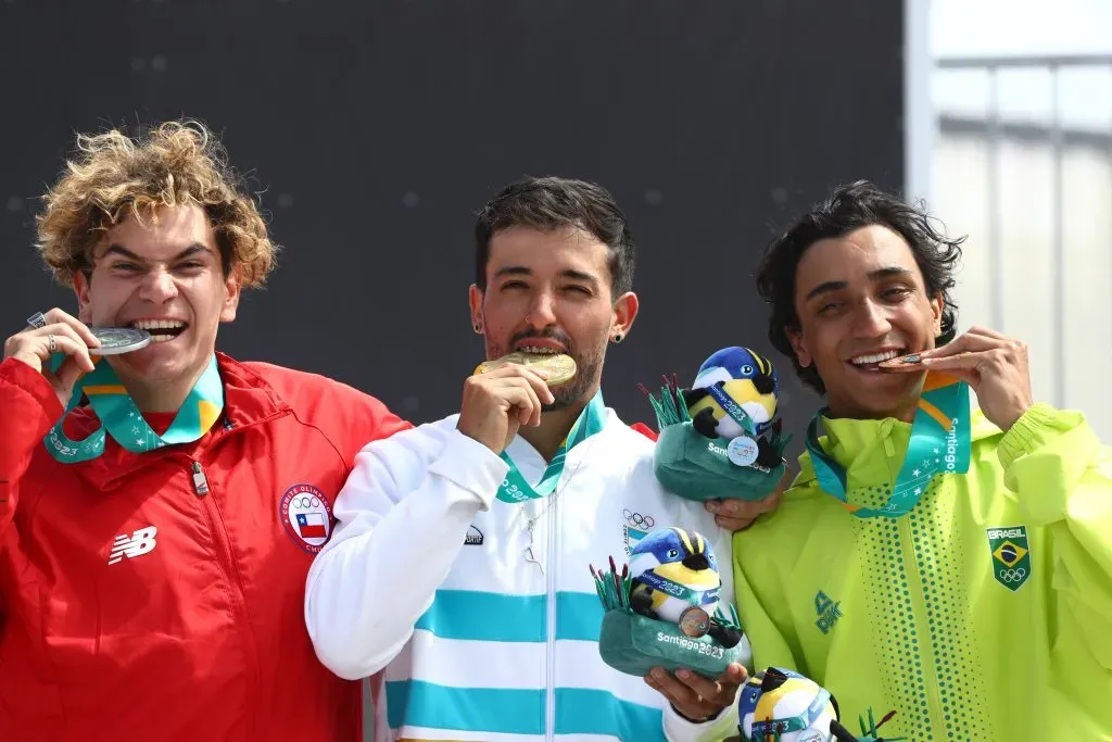 José Manuel Cedano fue una de las grandes sorpresas chilenas en Santiago 2023. (Foto de Mauricio Ulloa/ Santiago 2023 vía Photosport).