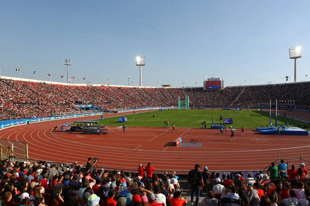 La gente regresó al Estadio Nacional para ver otros deportes con los Juegos Panamericanos Santiago 2023. (Foto de Adrian Aylwin/Santiago 2023 via Photosport)