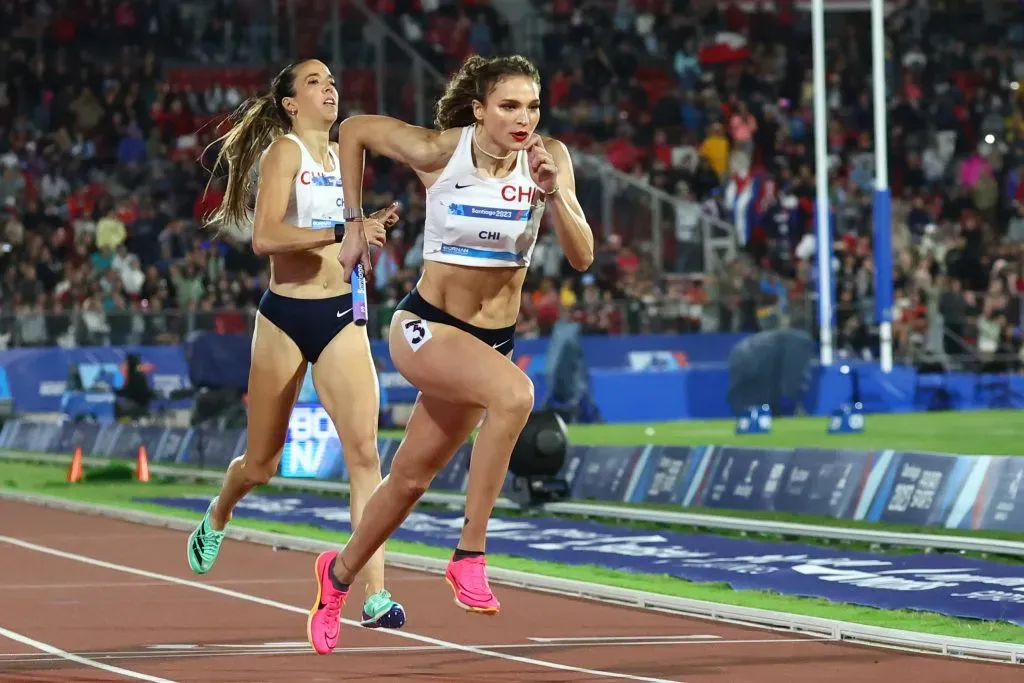 La acusación también apunta a la mamá de Martina Weil, Ximena Restrepo.  (Foto de Marcelo Hernandez/Santiago 2023 via Photosport).