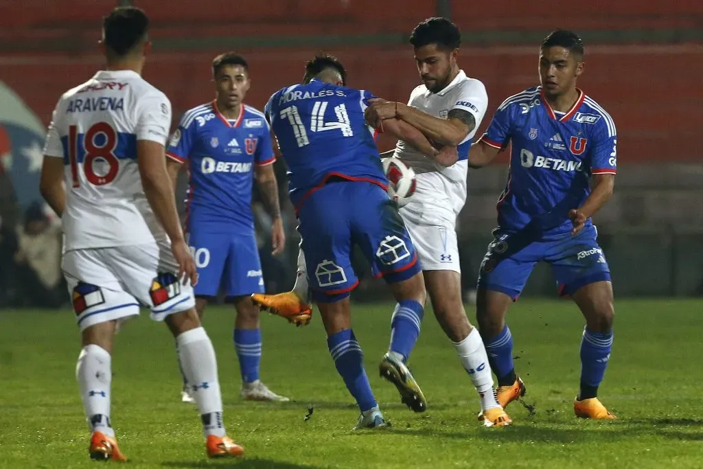 La U venció a Universidad Católica en el Clásico Universitario del primer semestre. Foto: Javier Salvo/Photosport