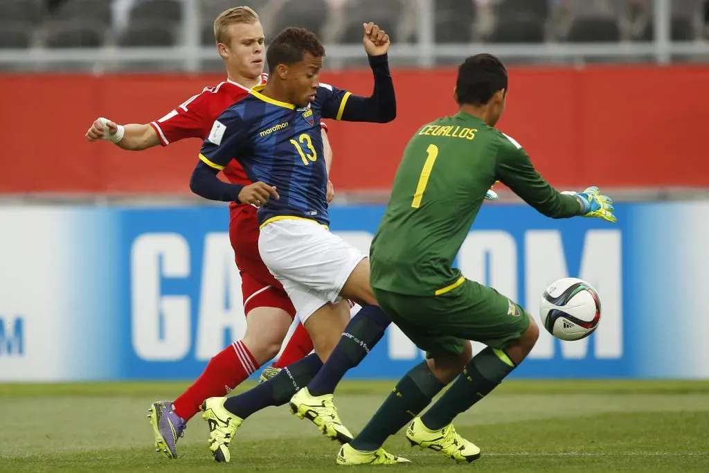 Byron Castillo fue borrado de la selección de Ecuador. Marcelo Hernandez/Photosport.