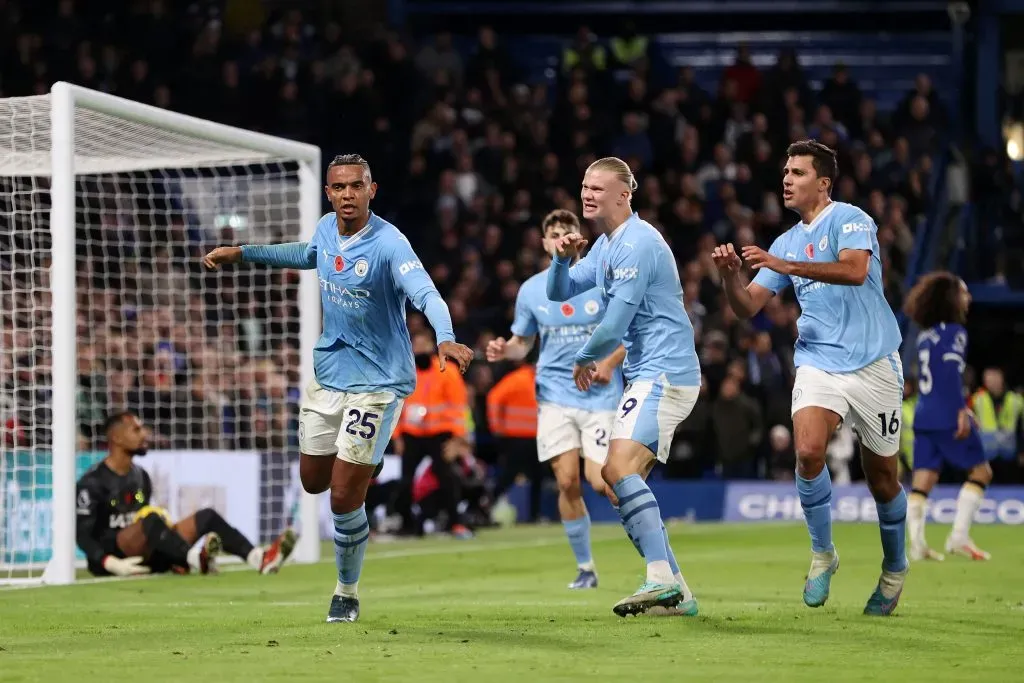 Así celebró el City el gol de Akanji que puso el 2-2 sobre el final del primer tiempo | Getty Images