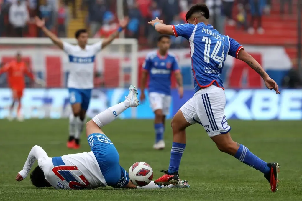 Marcelo Morales lleva cinco asistencias con la camiseta de Universidad de Chile. Foto: Javier Salvo/Photosport