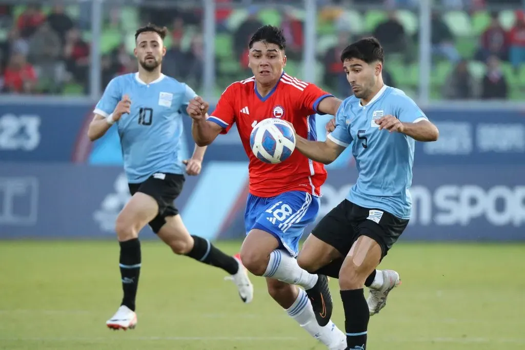 Si bien no marcó en los Juegos Panamericanos, fue bien evaluado en su entrega.. (Foto de Manuel Lema O/Santiago 2023 va Photosport)